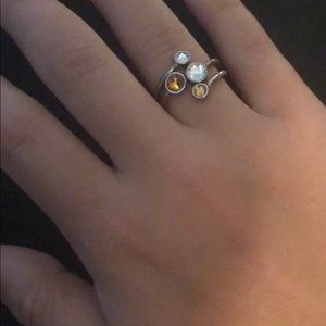 Alex ani stackable ring set